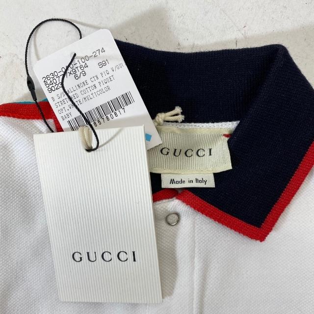 未使用】GUCCI グッチ ベビー服 ロンパース オールインワン 長袖