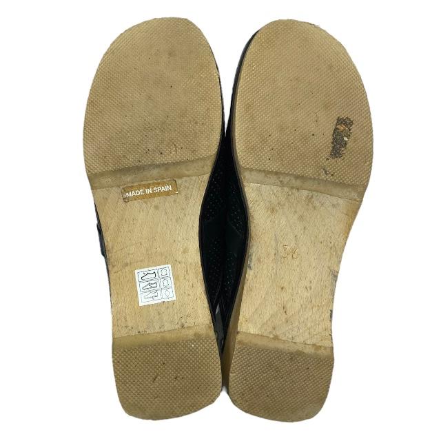 HERMES エルメス サボ サンダル シューズ ミュール セリエボタン  