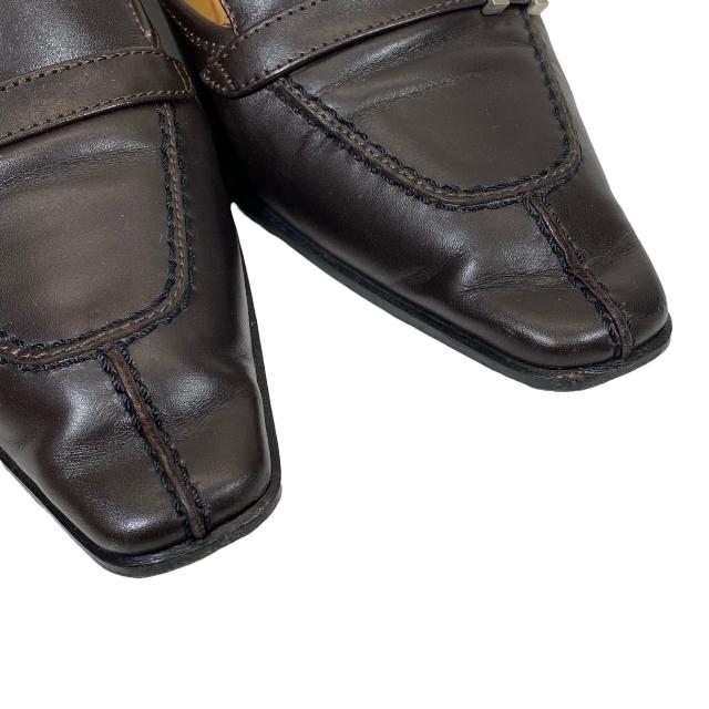 HERMES エルメス ローファー パンプス 靴 スクエアトゥ チャンキー