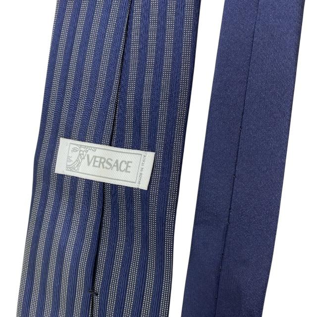 ✨ほぼ未使用✨VERSACE ヴェルサーチ ネクタイ ストライプ メデューサ 新品•未使用】 ヴェルサーチ ネクタイ メデューサ ストライプ