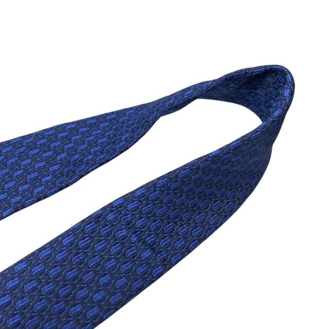 GianniVersaceネクタイ【美品】#5 美品】GIANNIVERSACE ジャンニベルサーチ ネクタイ ストライプ 紺