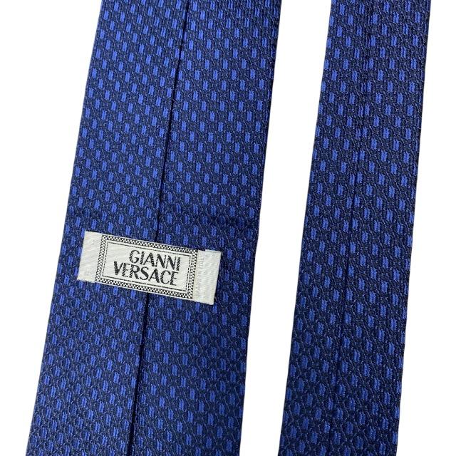 GianniVersace ネクタイ3本セット【美品】 美品】GIANNIVERSACE ジャンニベルサーチ ネクタイ ストライプ 紺