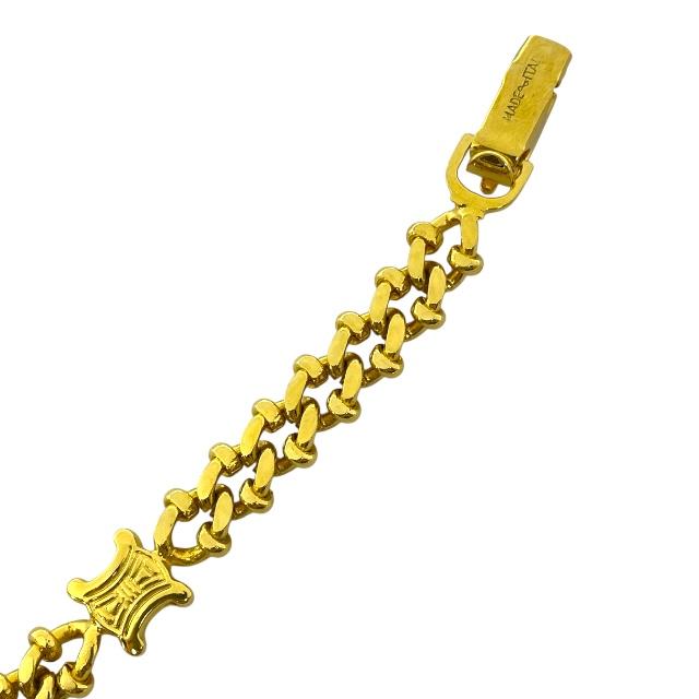 レディース【美品】　CELINE セリーヌ　ブレスレット　マカダム　トリオンフ CELINE セリーヌ マカダム トリオンフ ブレスレット バングル