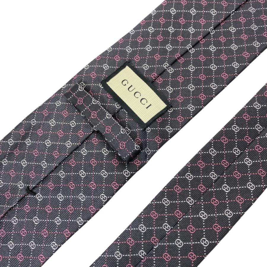 GUCCI（グッチ） 美品 ネクタイ ループタイ レギュラータイ GGロゴ