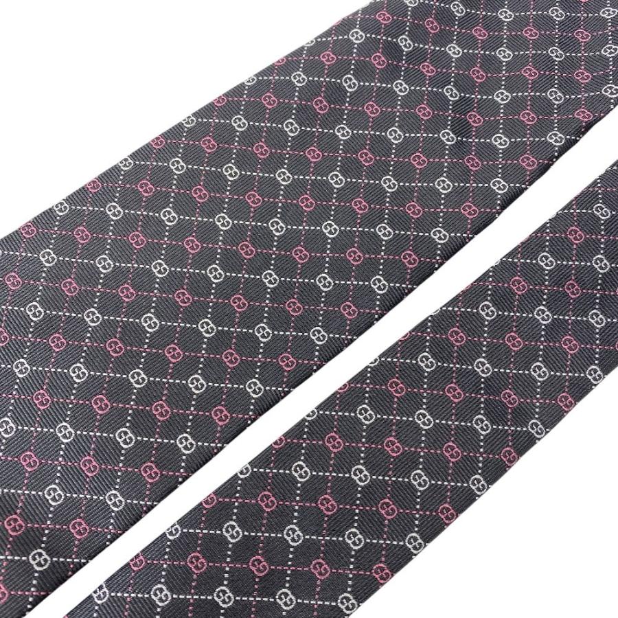 GUCCI（グッチ） 美品 ネクタイ ループタイ レギュラータイ GGロゴ