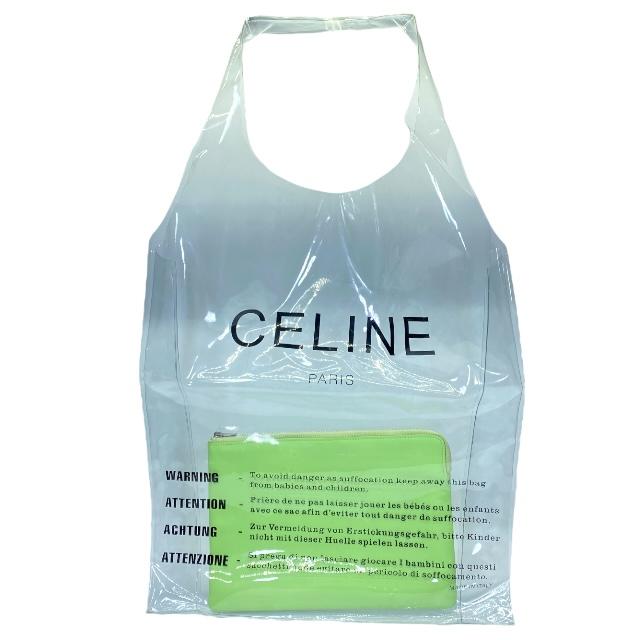 CELINE セリーヌ トートバッグ ショルダーバッグ ビニールバッグ