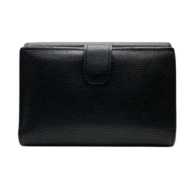 Valextra(ヴァレクストラ) 3つ折り財布 イジイデ 黒 レザー Valextra（ヴァレクストラ） Valextra 3つ折り財布 小銭入れ付き ISIDE