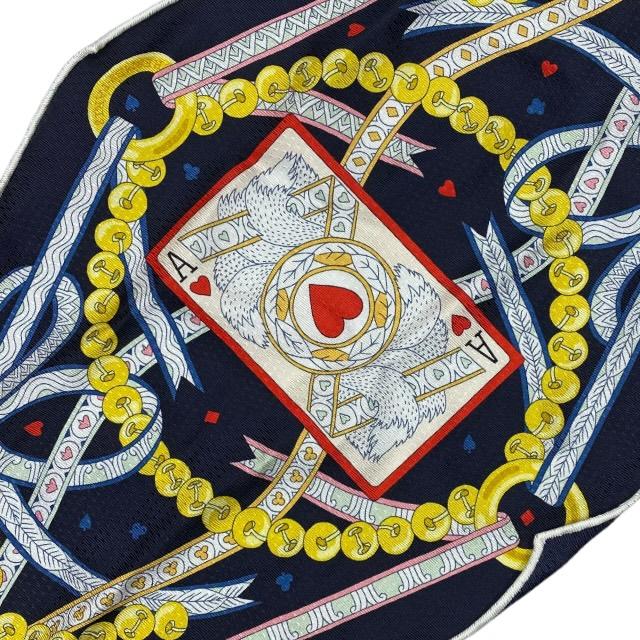 HERMES 【美品】HERMES エルメス スカーフ ロサンジュナノ Dame