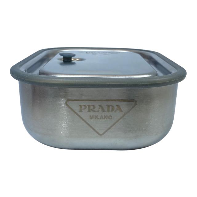 PRADA プラダ LUNCH BOX OUTDOOR COLLECTION BLACK+BLUM ACCIAIO 2UP001 ステンレス