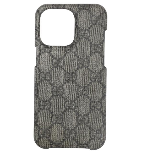 新品 GUCCI グッチ iPhone 15 ケース アイフォンケース グレー GUCCI 【新品】GUCCI グッチ 760214 アイフォンケース iPhone15