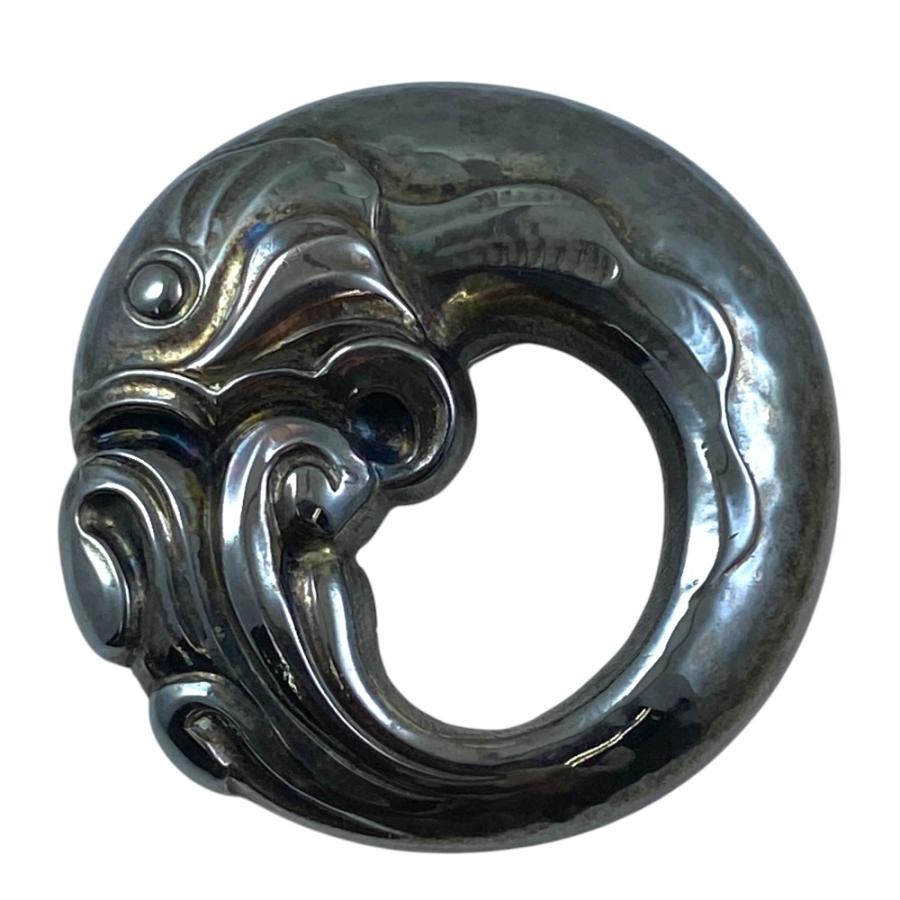 Georg Jensen（ジョージ ジェンセン） 魚モチーフ ブローチ ピン