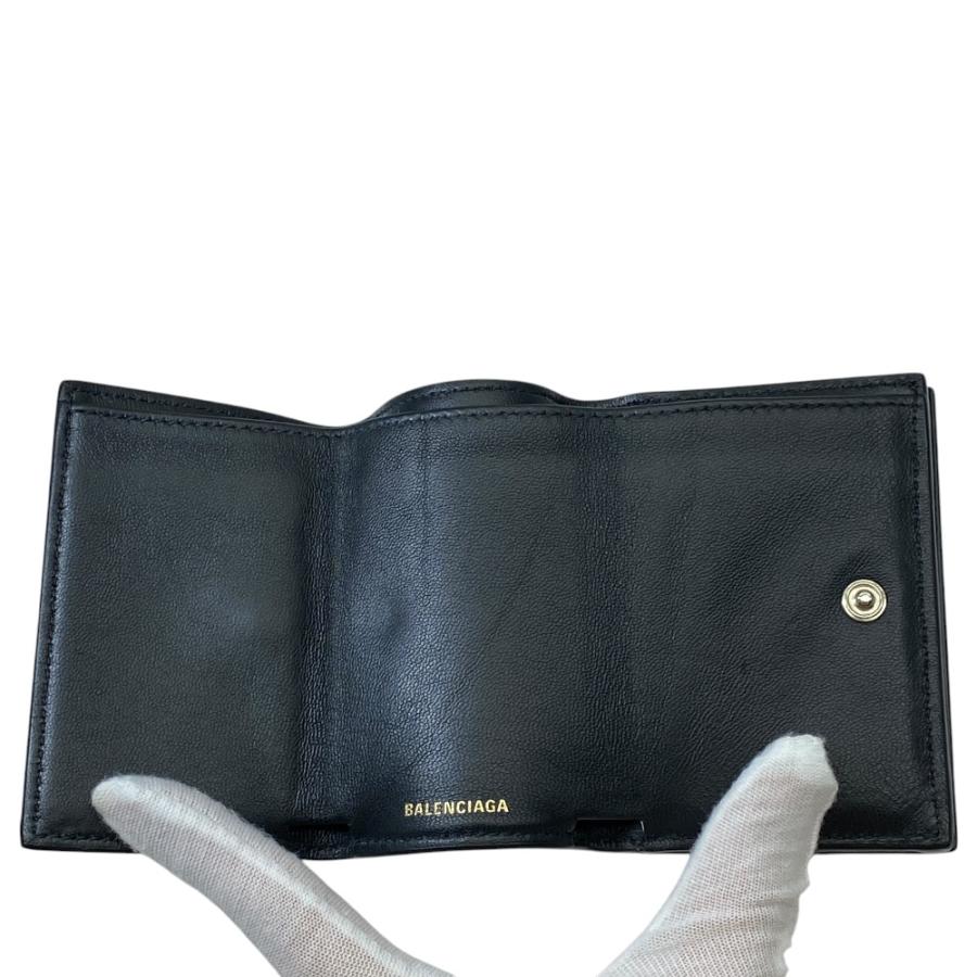 BALENCIAGA（バレンシアガ） ペーパーミニウォレット 折財布 三つ折り