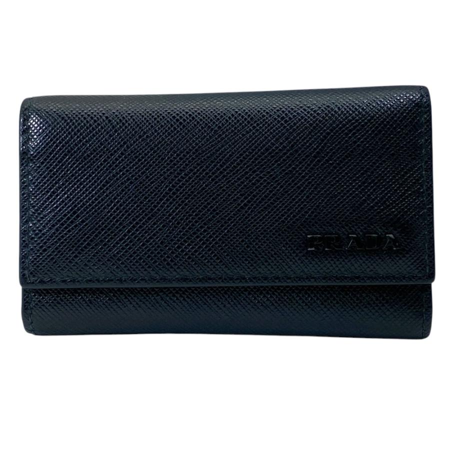 PRADA（プラダ） ロゴ 6連キーケース キーケース サフィアーノ レザー