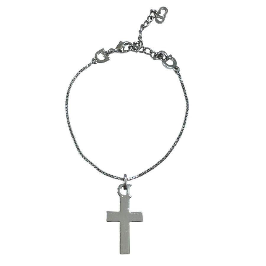 DIOR ディオール 十字架 クロス ブレスレット シルバー アクセサリー Christian Dior（クリスチャン・ディオール） ディオール クロス ロゴ