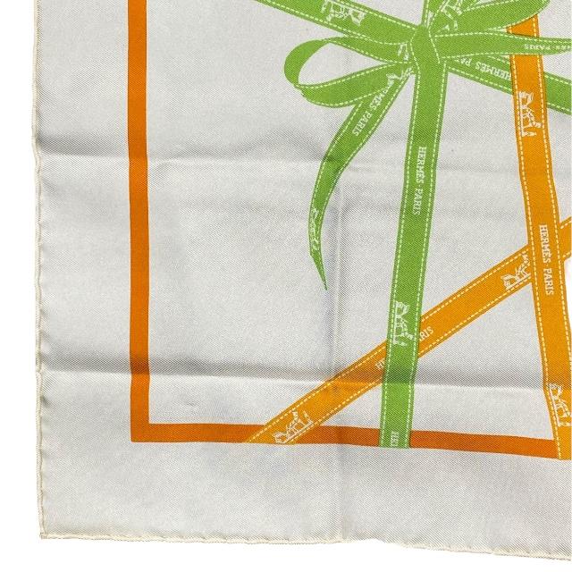 HERMES プチカレ スカーフ ボルデュックリボン柄 売り出しアウトレット