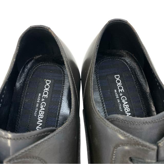 ドルチェ&ガッバーナ CA5533 ドルガバ D&G ビジネスシューズ レースアップ シューズ グレー系 レザー DOLCE&GABBANA [サイズ6(約25cm)] DOLCE&GABBANA（ドルチェ & ガッバーナ） CA5533 ドルガバ D&G