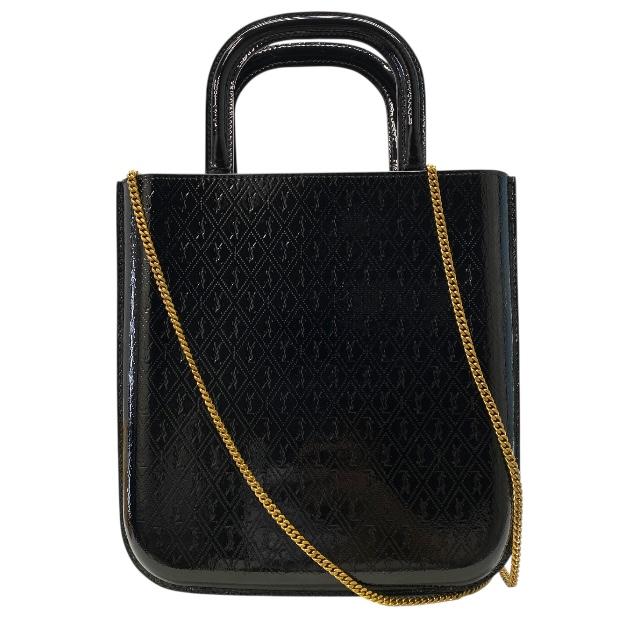 SAINT LAURENT 美品 サンローラン オールオーバー ロゴエンボス レザー 