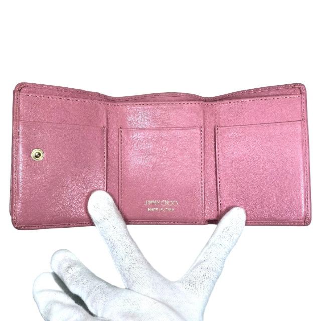 JIMMY CHOO（ジミーチュウ） 財布 三つ折り財布 折り財布 コンパクト