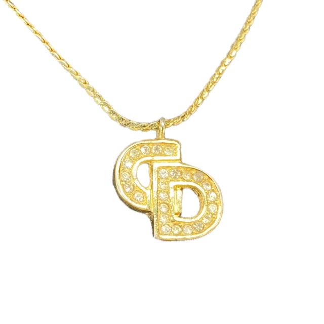 Christian Dior ディオール ネックレス アクセサリー CD ロゴ ライン
