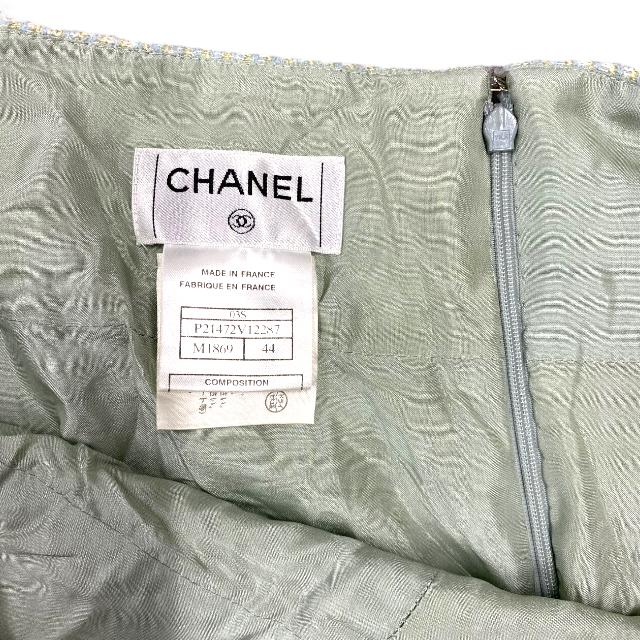 CHANEL シャネル P21472V12287 ボトムス スカート ひざ丈 フレア  