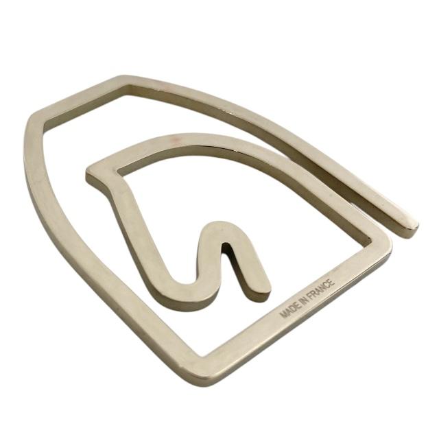 HERMES（エルメス） H077217FP エケストル マネークリップ 馬モチーフ