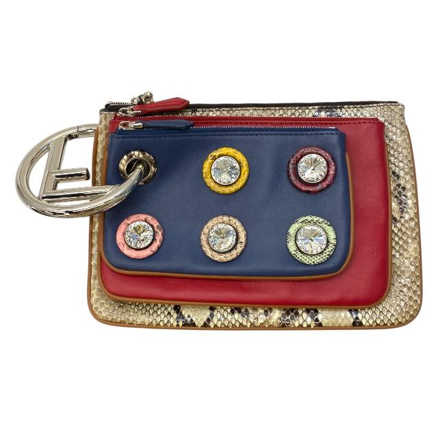 FENDI（フェンディ） 8BS001トリプレット クラッチバッグ セカンド