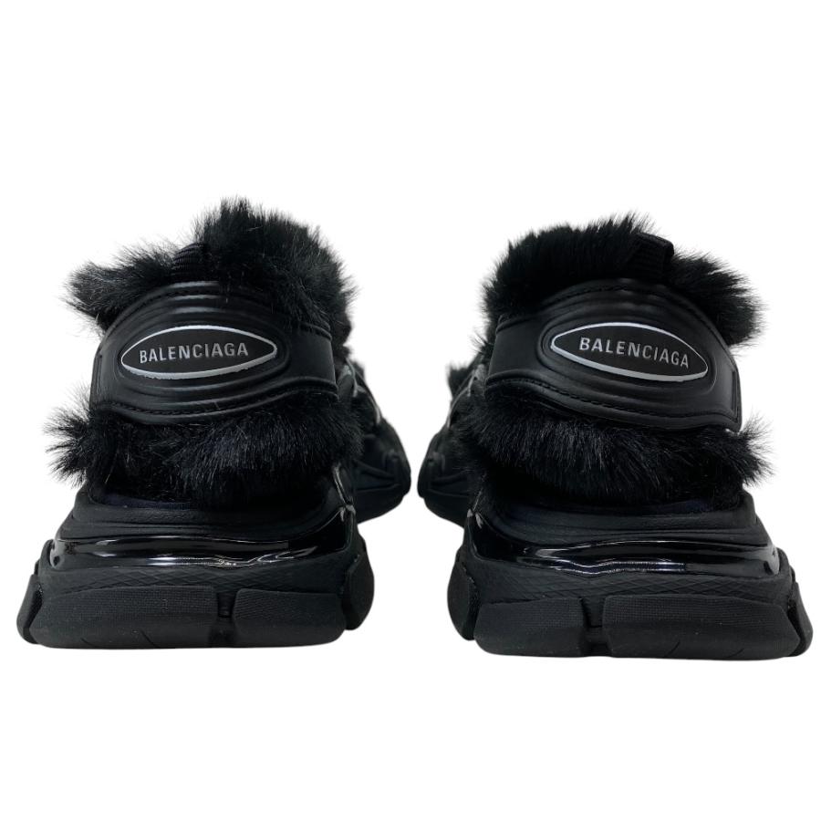 未使用 BALENCIAGA バレンシアガ トラック エコファートリム サンダル 668560 W3CQ3 ラバー フェイクファー ブラック (サイズ35 約22cm) | BALENCIAGA | 03