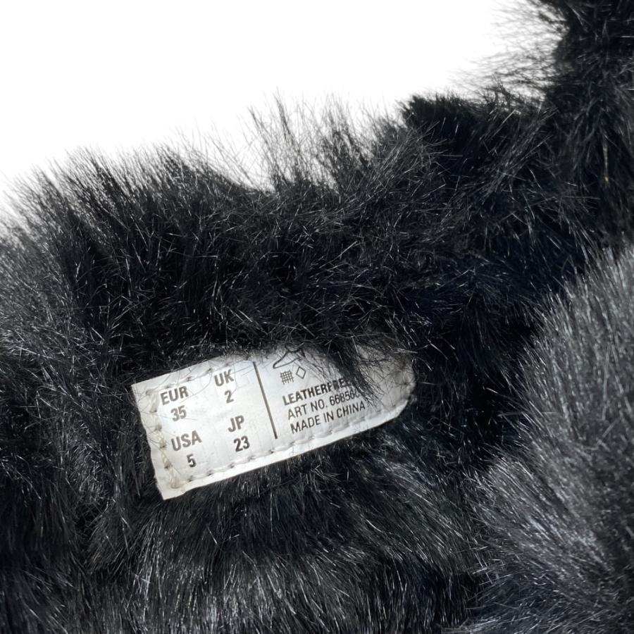 未使用 BALENCIAGA バレンシアガ トラック エコファートリム サンダル 668560 W3CQ3 ラバー フェイクファー ブラック (サイズ35 約22cm) | BALENCIAGA | 07