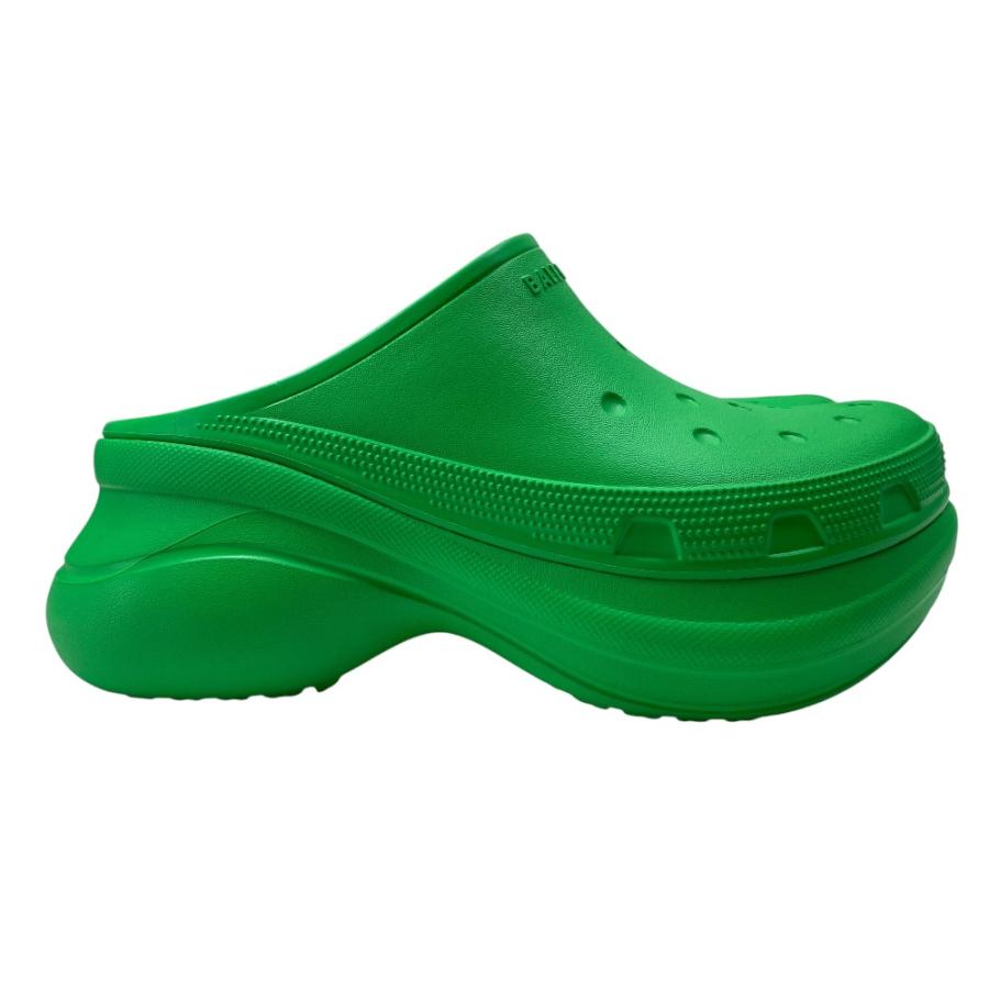 未使用 BALENCIAGA バレンシアガ×Crocs クロックス Pool Mule プール ミュール サンダル 720762 W1S8E ラバー グリーン (サイズ40 約27cm) | BALENCIAGA | 04