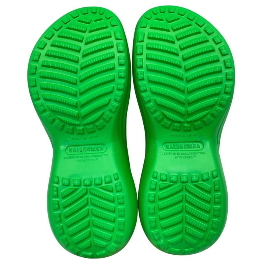 未使用 BALENCIAGA バレンシアガ×Crocs クロックス Pool Mule プール ミュール サンダル 720762 W1S8E ラバー グリーン (サイズ40 約27cm) | BALENCIAGA | 08