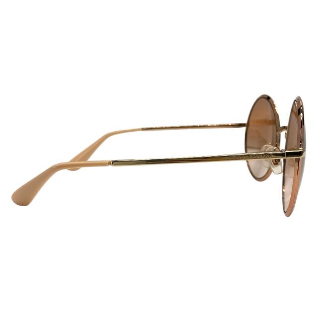 Dolce & Gabbana ピンクベージュ サングラス Dolce & Gabbana Eyewear スクエアフレーム サングラス | ピンク