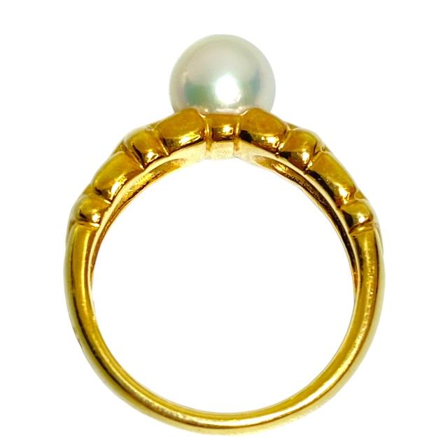 MIKIMOTO（ミキモト） アコヤパールリング 指輪 アクセサリー 小物 K18