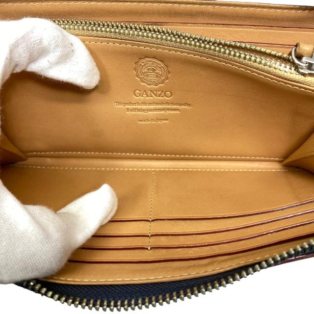 GANZO ガンゾ 財布 長財布 ロングウォレット ラウンドファスナー