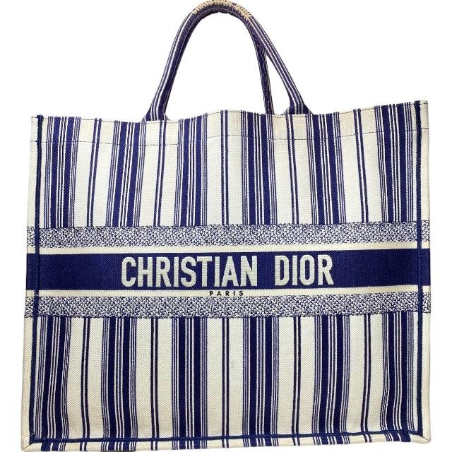 Christian Dior ディオール ブックトート ラージ ストライプ トート