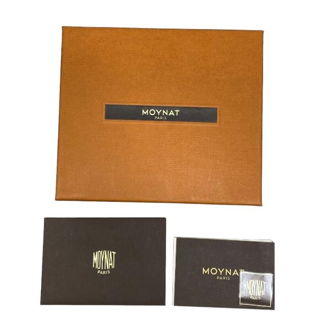 □新品同様□ MOYNAT モワナ レザー ラウンドファスナー 長財布  