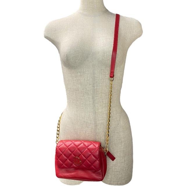 モンクレール ショルダーバッグ MONCLER モンクレール 本革クロスボディバッグ 5L00002 999