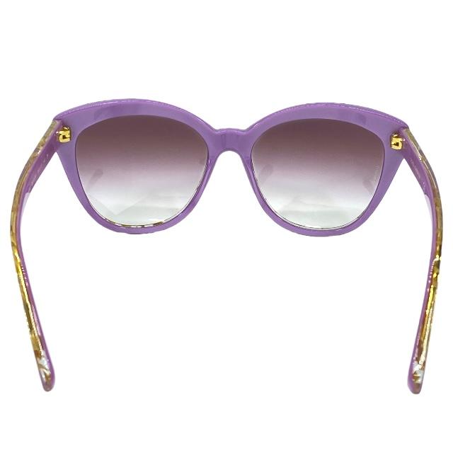 未使用 DOLCE&amp;GABBANA ドルチェ＆ガッバーナ アイウェア サングラス 花柄 プラスチックフレーム ミラーレンズ 54□19 140 ピンク レディース 古着 中古 USED DOLCE&GABBANA（ドルチェ & ガッバーナ） 訳あり・店頭展示品/付属品