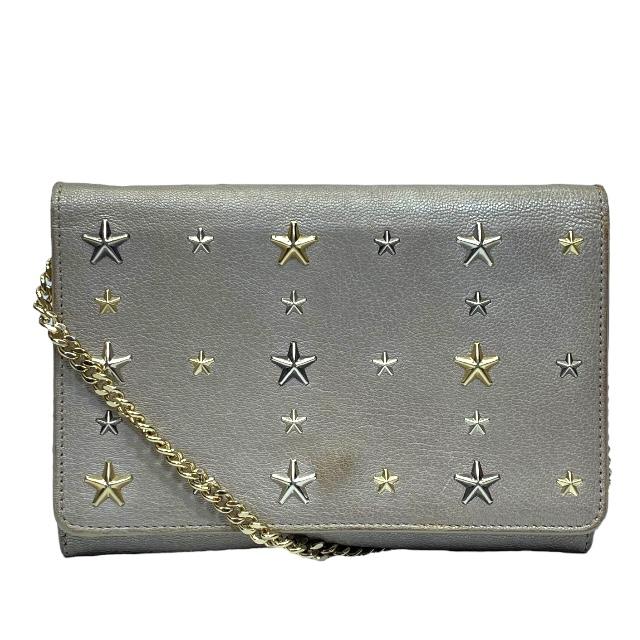 JIMMY CHOO ジミーチュウ ショルダーウォレット 長財布 ロング 