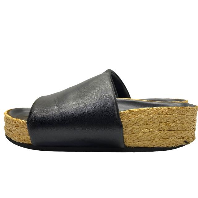 CELINE セリーヌ シャワーサンダル ミュール シューズ 厚底 レザー  