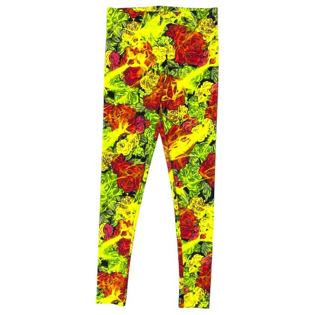 チ*コ様 VERSACE ヴェルサーチ レギンス タイツ パンツ 総柄　ボトムス VERSACE 【未使用】VERSACE ヴェルサーチ レギンス タイツ