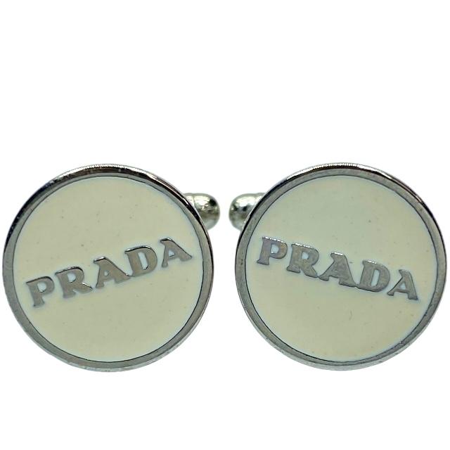 新品同様 箱付【PRADA】プラダ カフスボタン カフリンクス