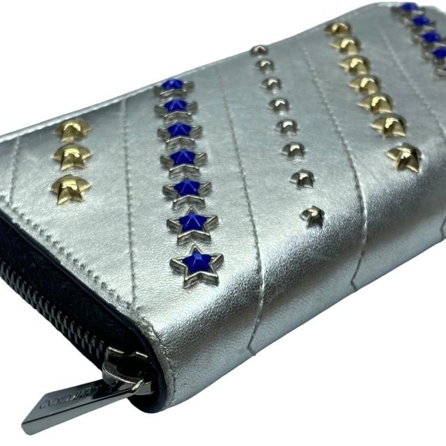 新品同様‼️ ジミーチュウ　財布　長財布　スター　カーナビー　ラウンドファスナー JIMMY CHOO ジミーチュウ 財布 長財布 ラウンドファスナー