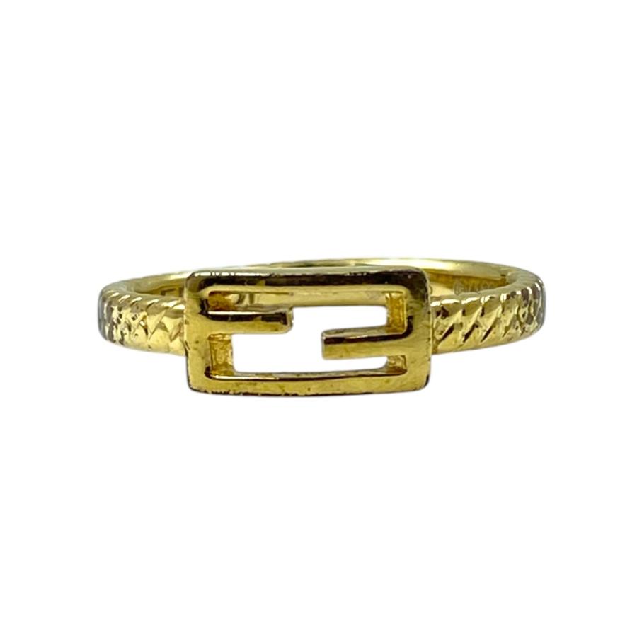 FENDI（フェンディ） バゲット リング 指輪 アクセサリー FFロゴ