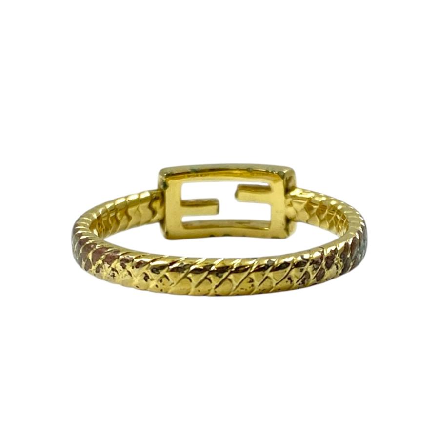 FENDI（フェンディ） バゲット リング 指輪 アクセサリー FFロゴ