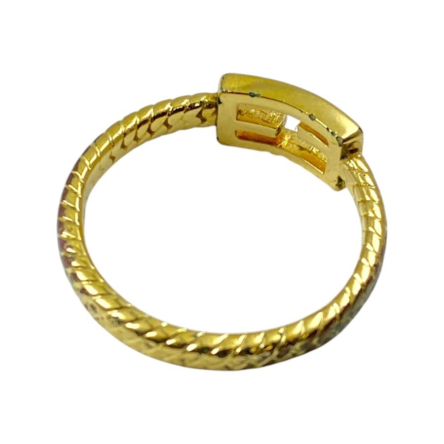FENDI（フェンディ） バゲット リング 指輪 アクセサリー FFロゴ
