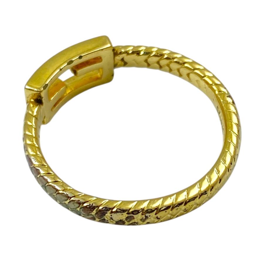 FENDI（フェンディ） バゲット リング 指輪 アクセサリー FFロゴ