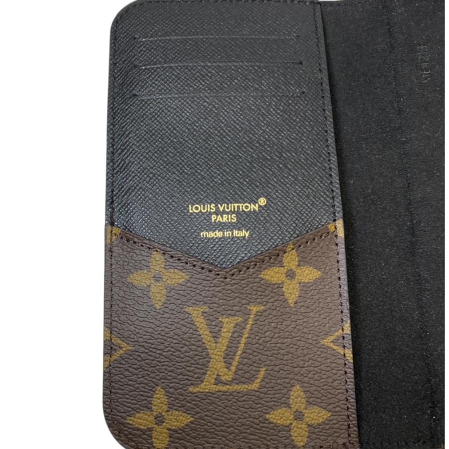ルイ・ヴィトン ケース 黒 レザー Made in France LOUIS VUITTON（ルイ・ヴィトン） ルイ ヴィトン モノグラム iPhone
