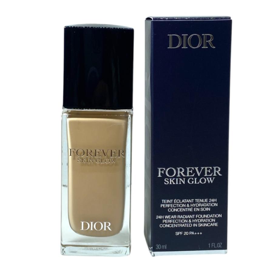未使用 Christian Dior ディオール ディオールスキン フォーエヴァー フルイド グロウ リキッドファンデーション 1N ニュートラル 30mL | Christian Dior