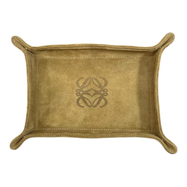 LOEWE ロエベ トレー 小物入れ ウィド ポッシュ 本革 スエード ロゴ