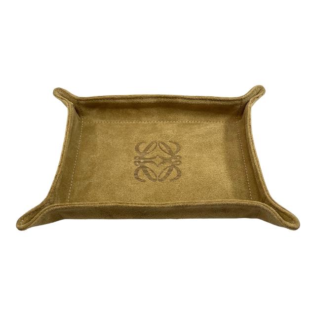 LOEWE ロエベ トレー 小物入れ ウィド ポッシュ 本革 スエード ロゴ
